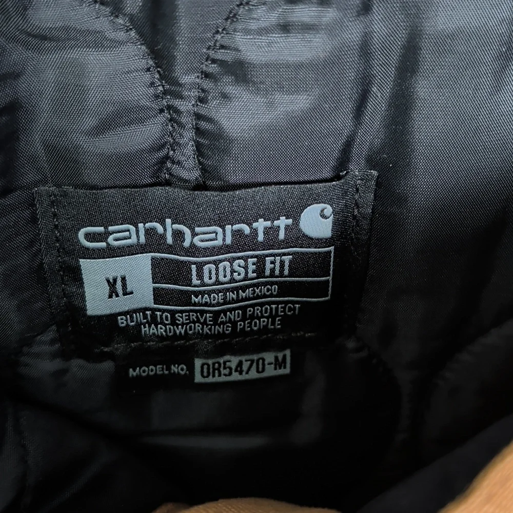 NWOT Carhartt XL Overalls Bibs Men's Loose Fit - Picture 4 of 11